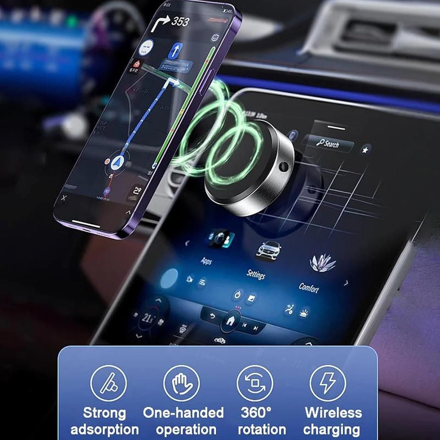 🔥Limited time 50% off🔥Magnetic cell phone holder