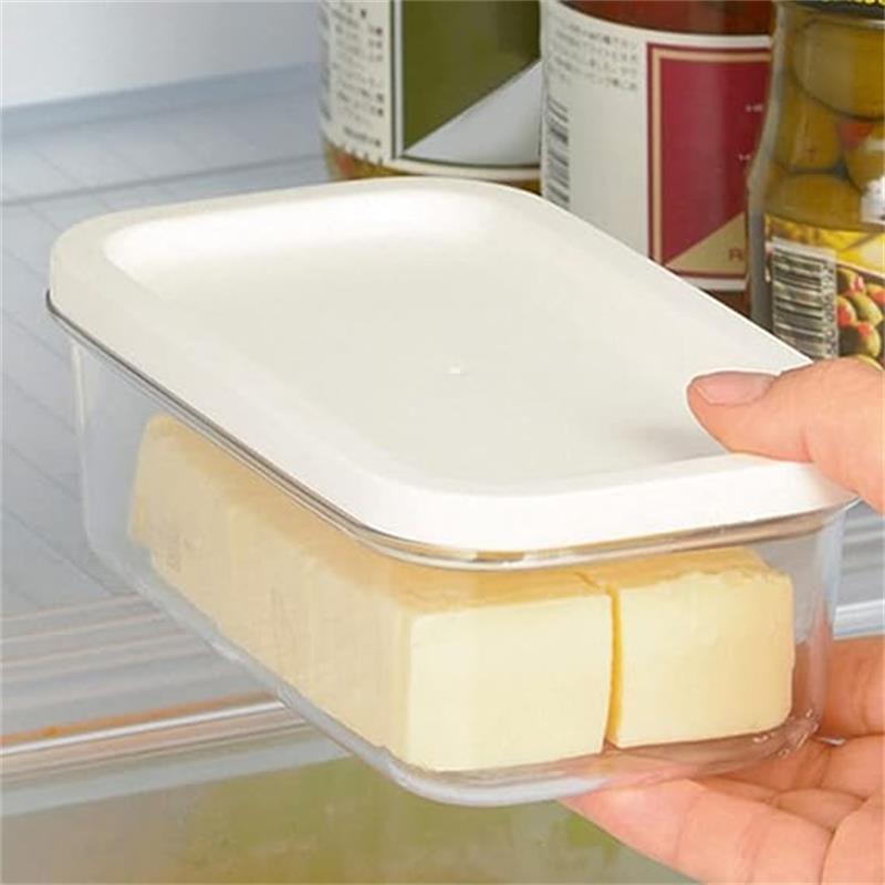 Butter Box With Lid Butter Tray & Cutting Mesh, Kitchen Airtight Storage Crisper