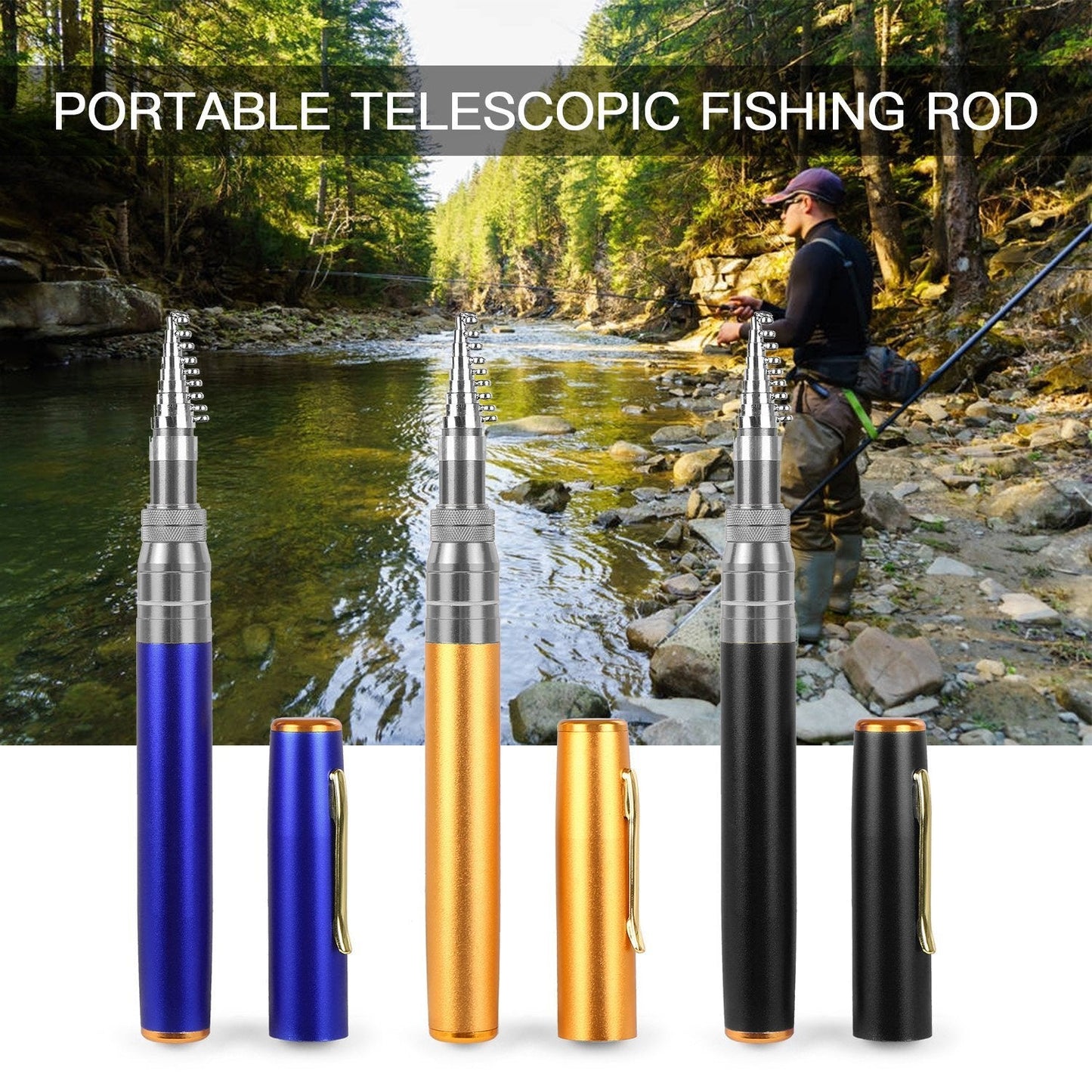 🎣Pen style pocket fishing rod!🔥50%OFF