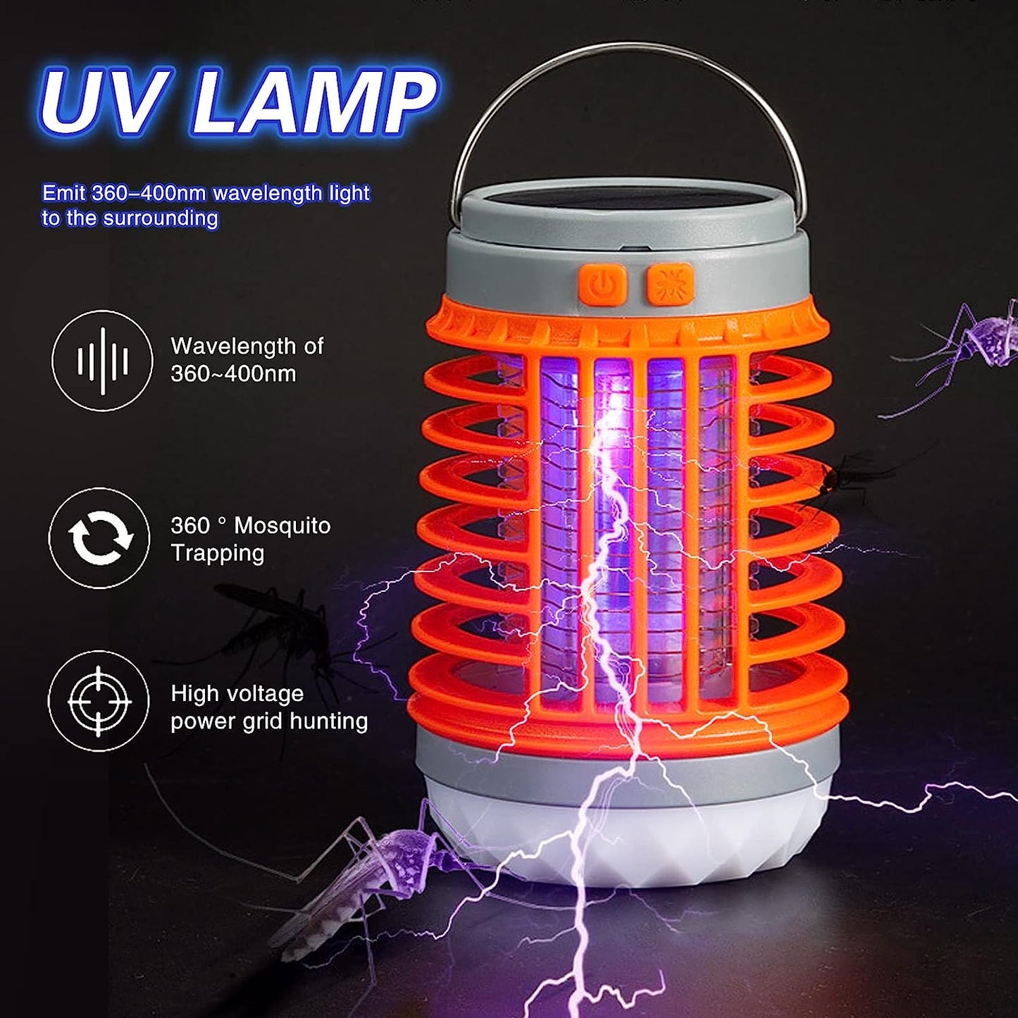 Mosquito and Bug Killer Lamp For Indoor & Outdoor Camping