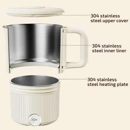 Multifunctional Foldable Stainless Steel Electric Pot/ Kettle