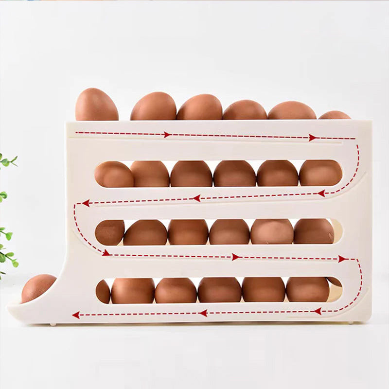 💥Multi-function 4-layer Tilted Design Slide Egg Storage Box