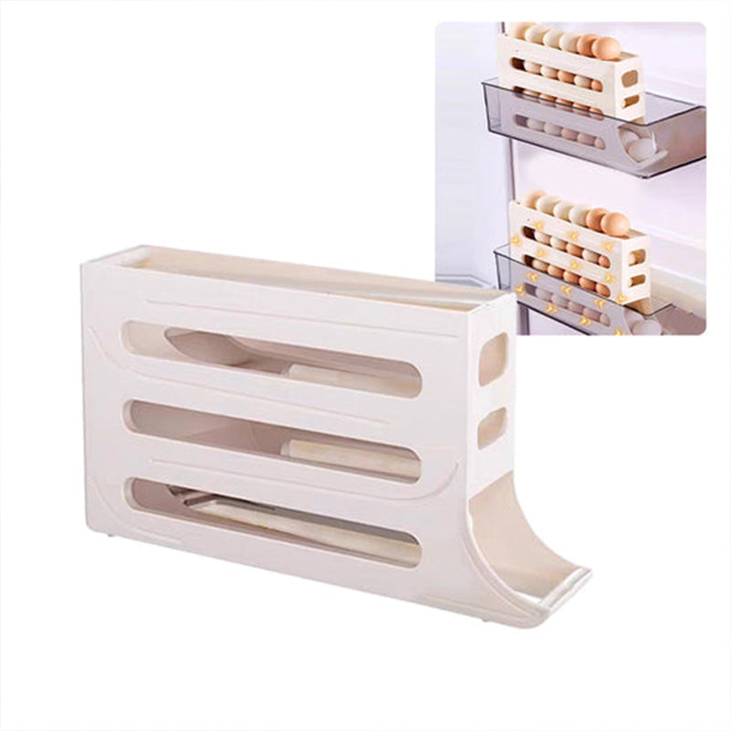 💥Multi-function 4-layer Tilted Design Slide Egg Storage Box