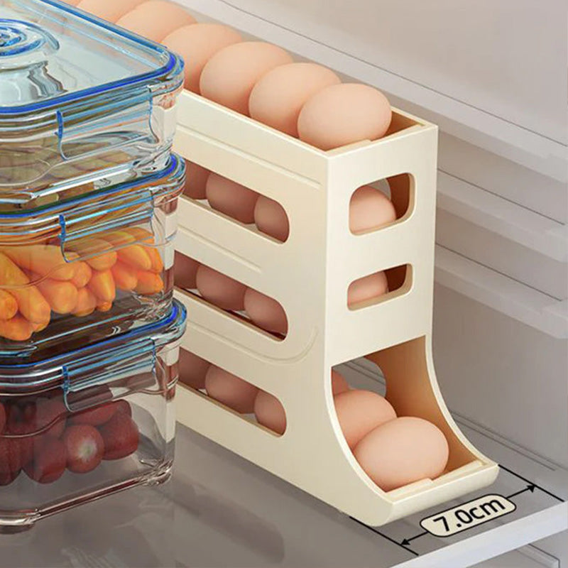 💥Multi-function 4-layer Tilted Design Slide Egg Storage Box