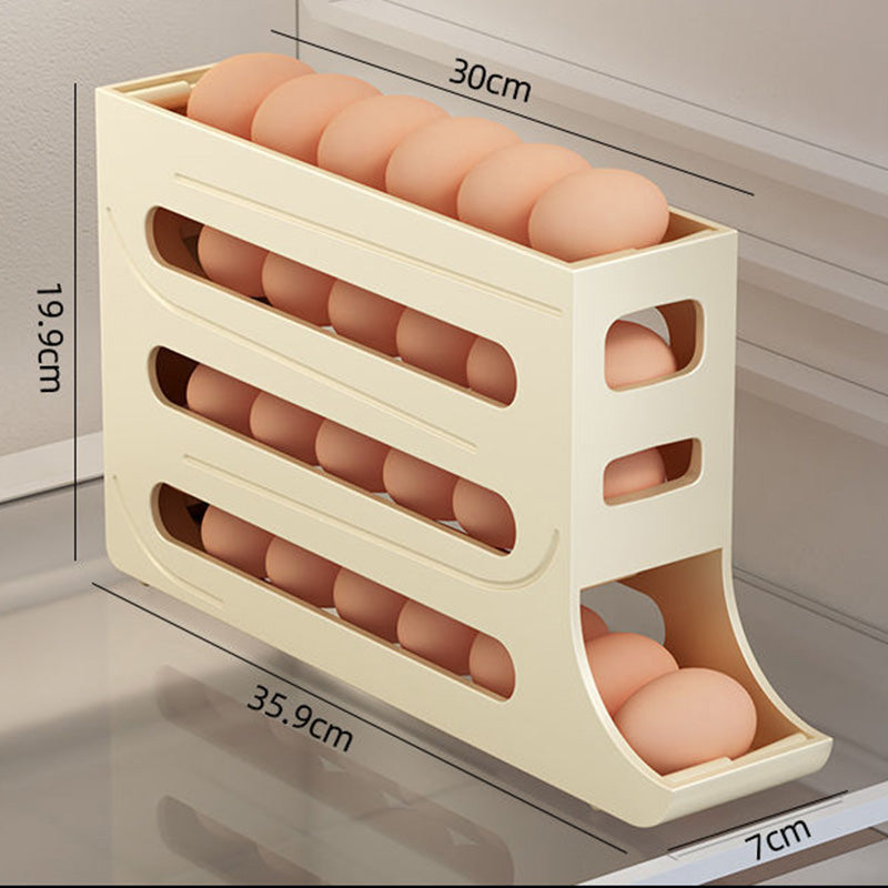 💥Multi-function 4-layer Tilted Design Slide Egg Storage Box