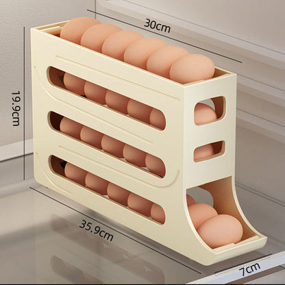 💥Multi-function 4-layer Tilted Design Slide Egg Storage Box