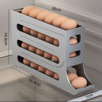 💥Multi-function 4-layer Tilted Design Slide Egg Storage Box