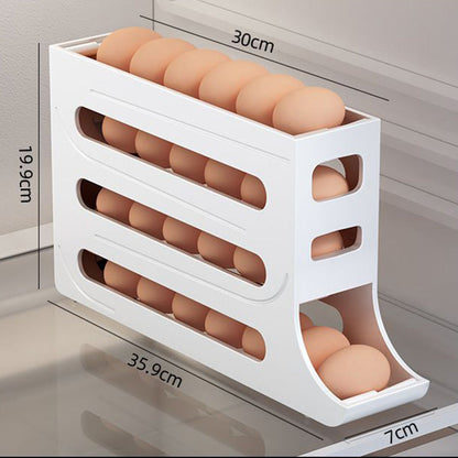 💥Multi-function 4-layer Tilted Design Slide Egg Storage Box