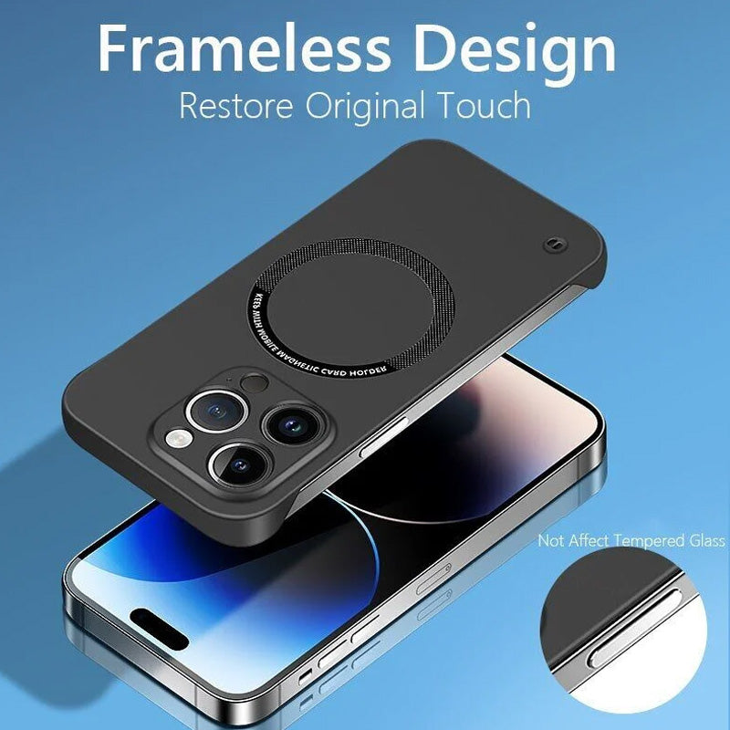 Frameless Matte Ultra Thin Magnetic iPhone Case