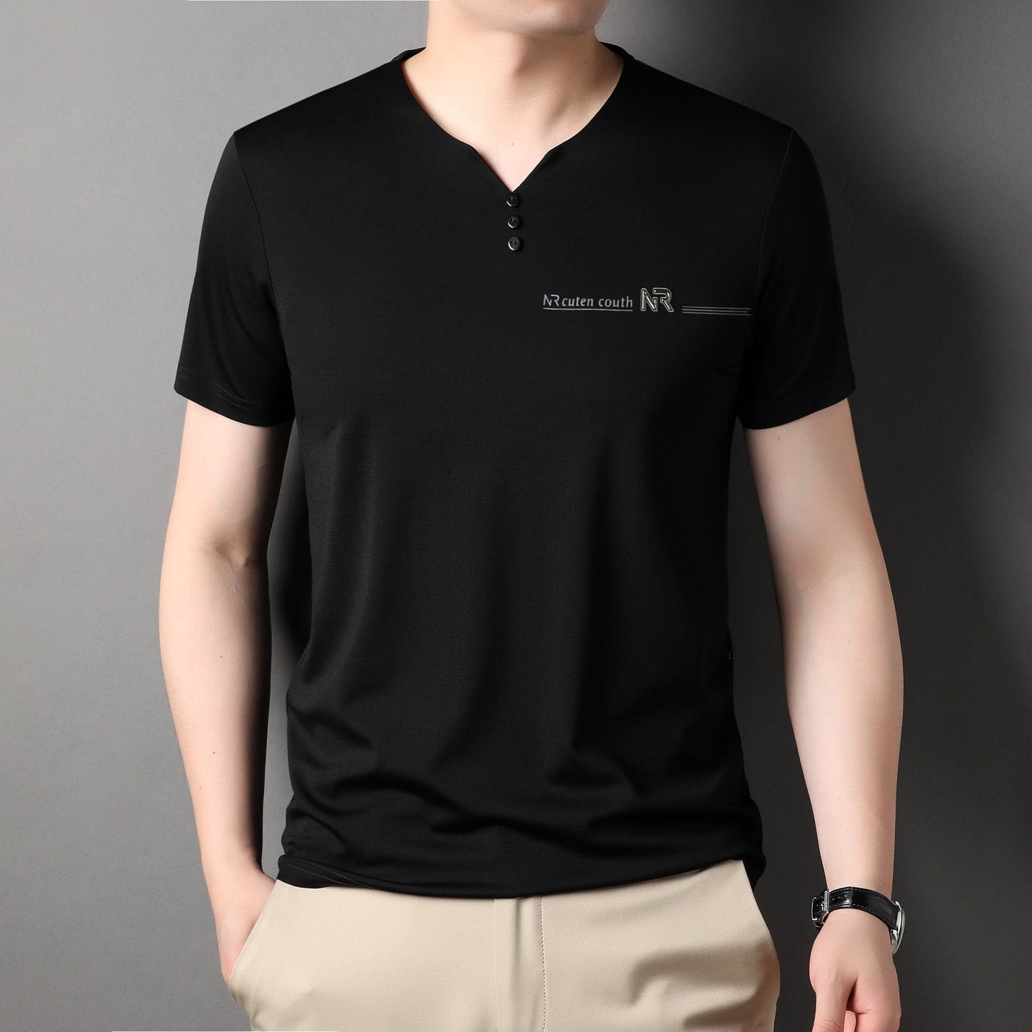 Men's Stylish Soft Breathable Short Sleeve Top