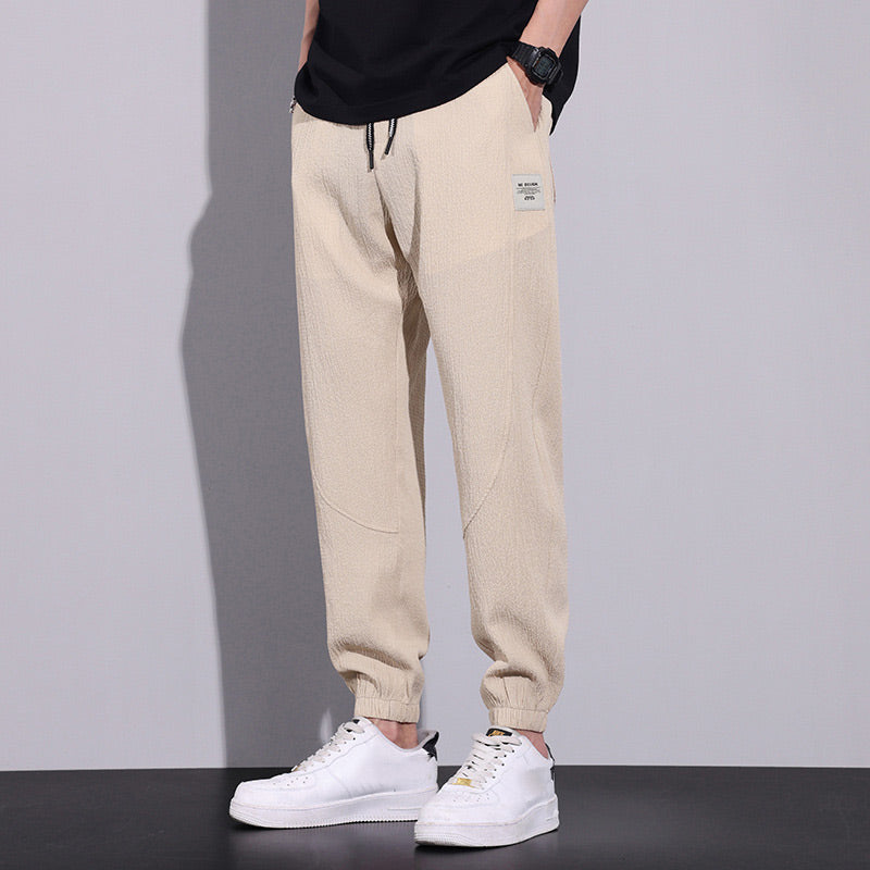 Men's Summer Breathable Cooling Drawstring Casual Pants