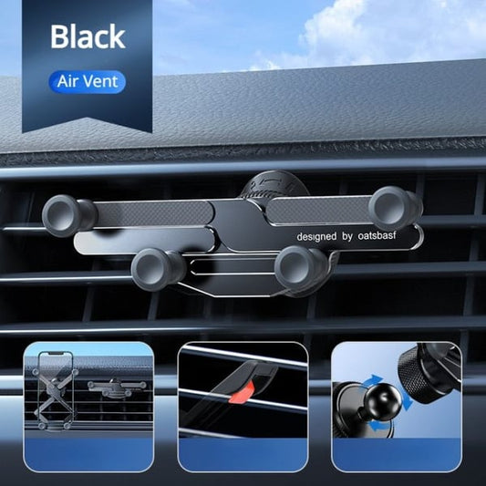 Invisible Rotatable Air Vent Mount Car Phone Holder