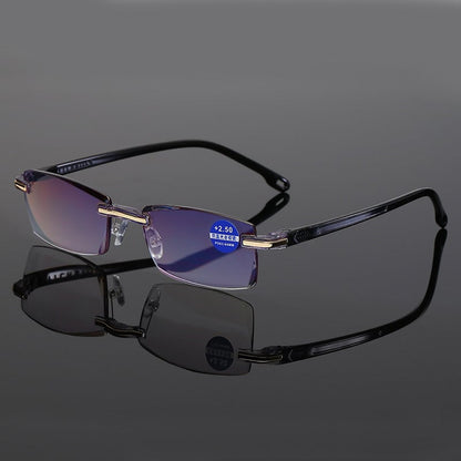 BUY 1 GET 1 FREE--Sapphire high hardness anti-blue progressive Far And Near Dual-Use Reading Glasses