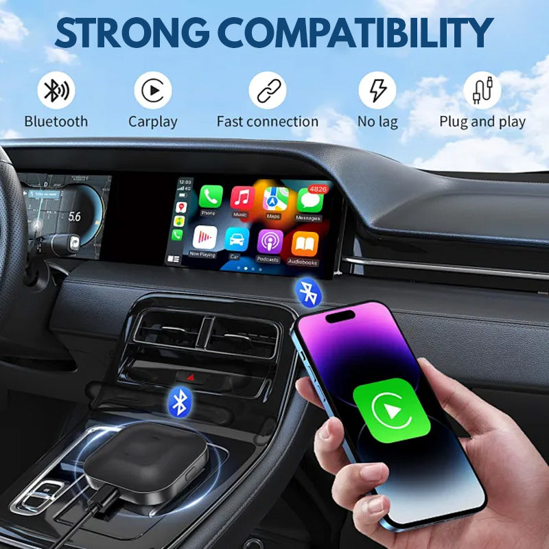 Wireless Carplay Adapter, Converting Wired CarPlay to Wireless CarPlay