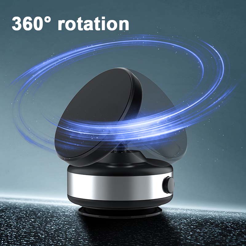 Car Electric Suction Cup Magnetic Phone Holder