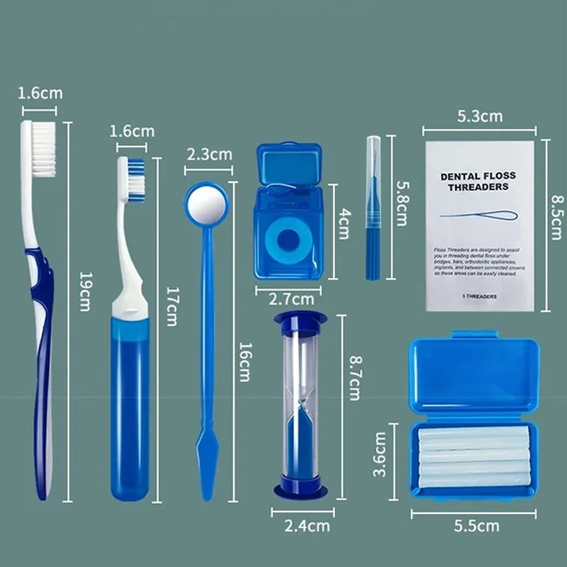 Orthodontic Oral Care 8-piece Kit