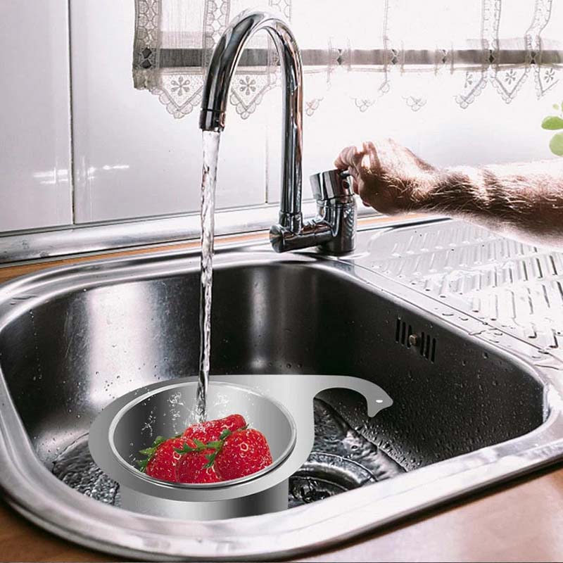 🏆 #1 Bestselling🏆Stainless Steel Swan Sink Strainer Basket