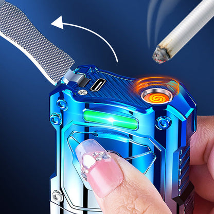 🪒 2024 New Mini Shaver—Compact Electric Razor & Charging Lighter Combo! ✨