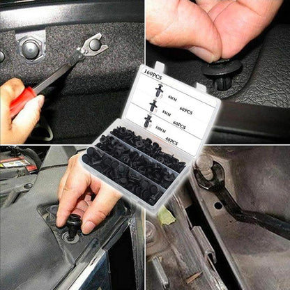 Car Body Plastic Rivets Fastening Kit