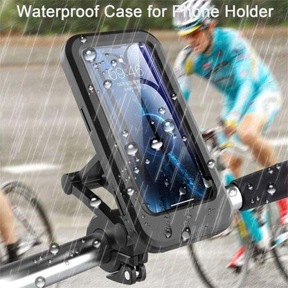 WATERPROOF SHOCKPROOF BIKE & MOTORCYCLE PHONE HOLDER