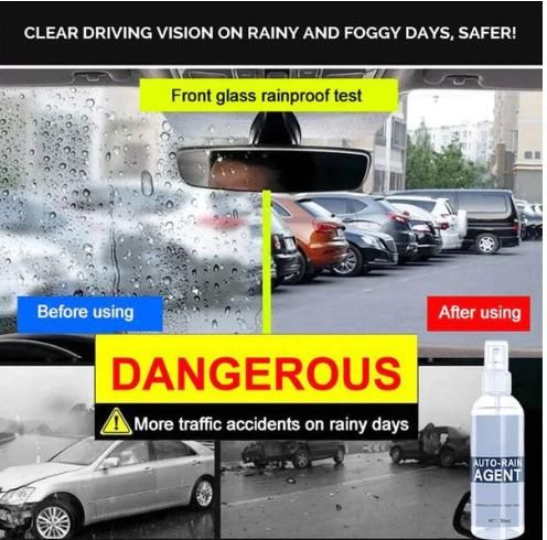 🎁2023-Christmas Hot Sale🎁Car Glass Anti-fog Rainproof Agent