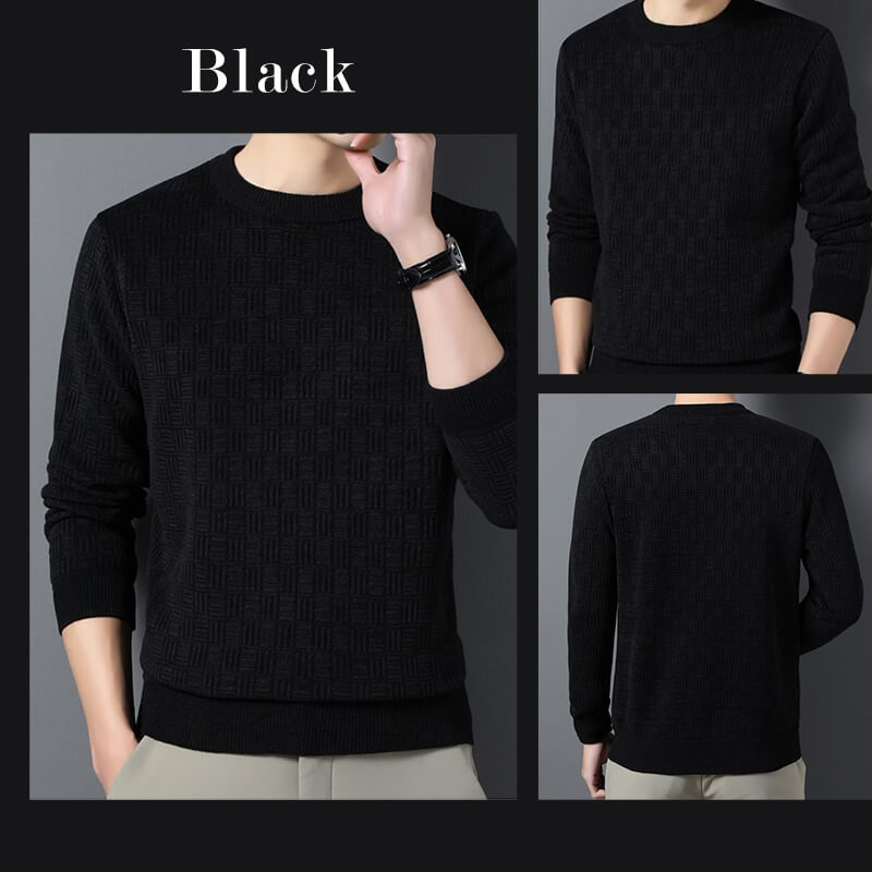 🔥🔥🔥Men's Warm Exquisite Pattern Crewneck Knitwear