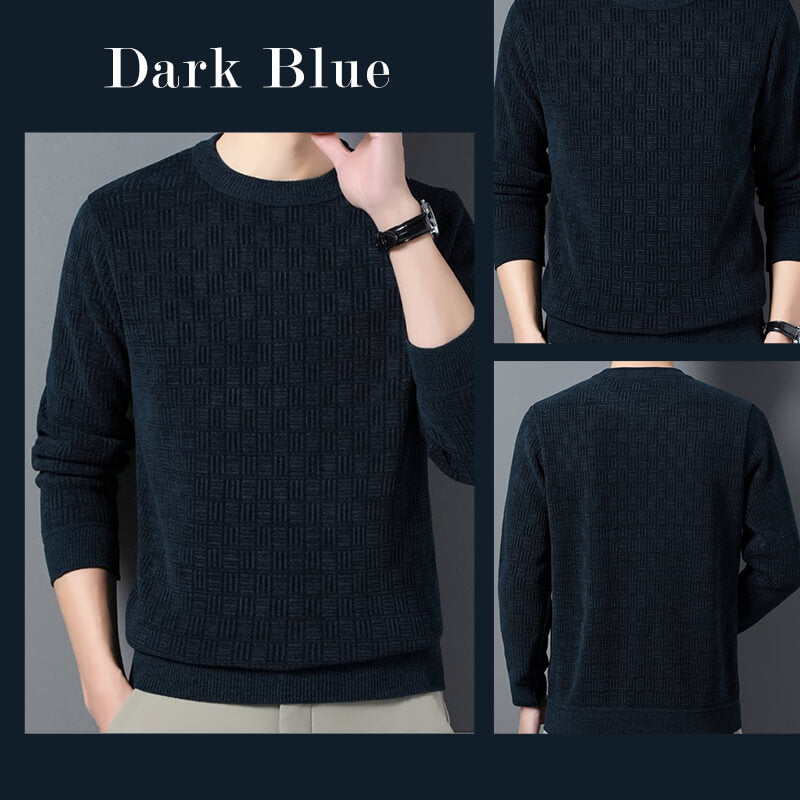 🔥🔥🔥Men's Warm Exquisite Pattern Crewneck Knitwear