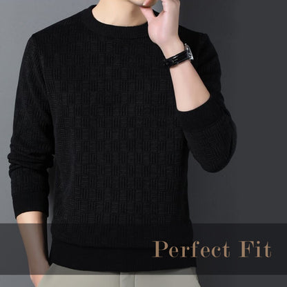 🔥🔥🔥Men's Warm Exquisite Pattern Crewneck Knitwear