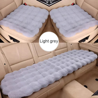 [Best Gift For Car] Luxury Thickened Plush Car Seat Cushion Set