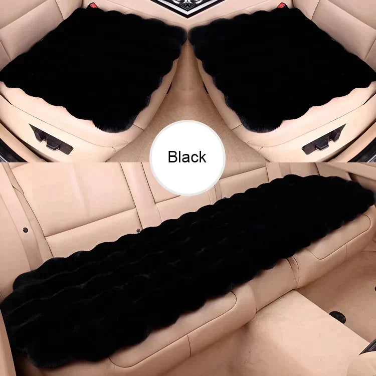 [Best Gift For Car] Luxury Thickened Plush Car Seat Cushion Set