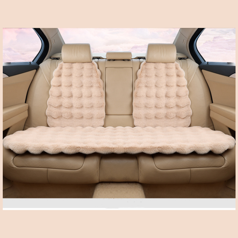 [Best Gift For Car] Luxury Thickened Plush Car Seat Cushion Set