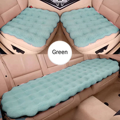 [Best Gift For Car] Luxury Thickened Plush Car Seat Cushion Set