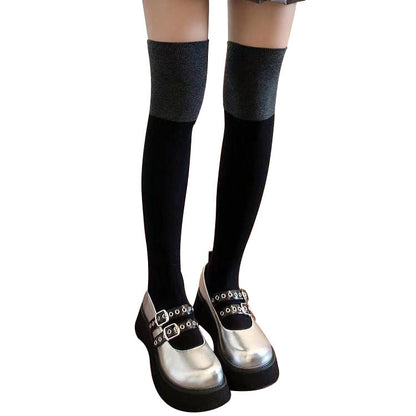 [Three-part compression socks] Wear comic legs