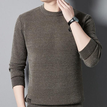 ✨Men's Warm Cozy Lined Crewneck Top - Ideal Gift🎁