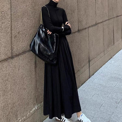 🔥Hot Sale29.99🔥[ideal gift] Women's Elegant Turtleneck Dress（40%OFF)