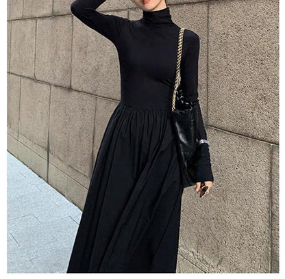 🔥Hot Sale29.99🔥[ideal gift] Women's Elegant Turtleneck Dress（40%OFF)