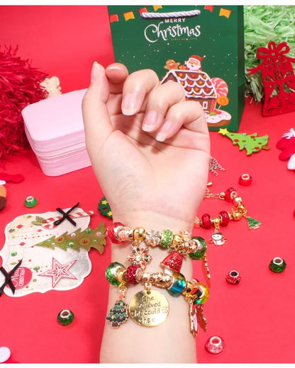 🎉The Best Christmas Gift For Children-🎀DIY Gorgeous Christmas Bracelet Set