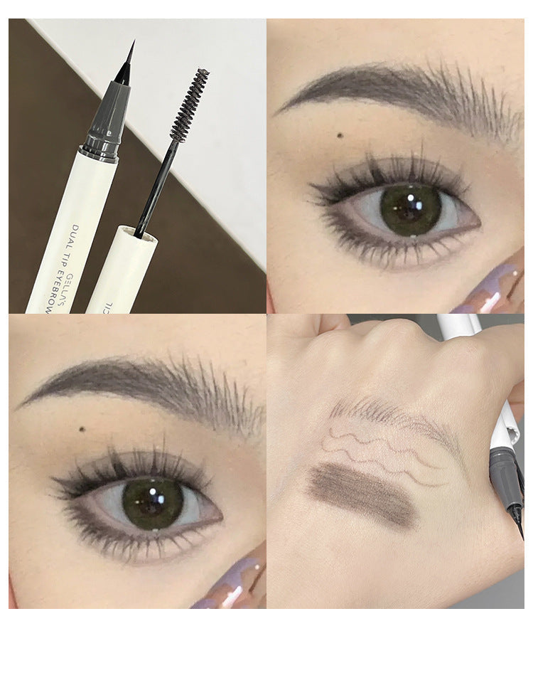 Ideal Gift - Dual-Ended Waterproof Eyebrow Pen and Eyebrow Mascara