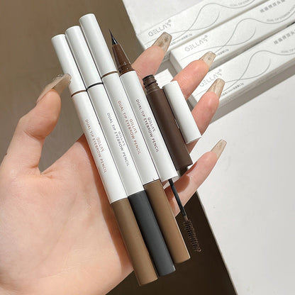 Ideal Gift - Dual-Ended Waterproof Eyebrow Pen and Eyebrow Mascara