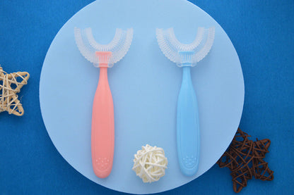 Toddler U-Shaped Toothbrush for Age 2-6 Years