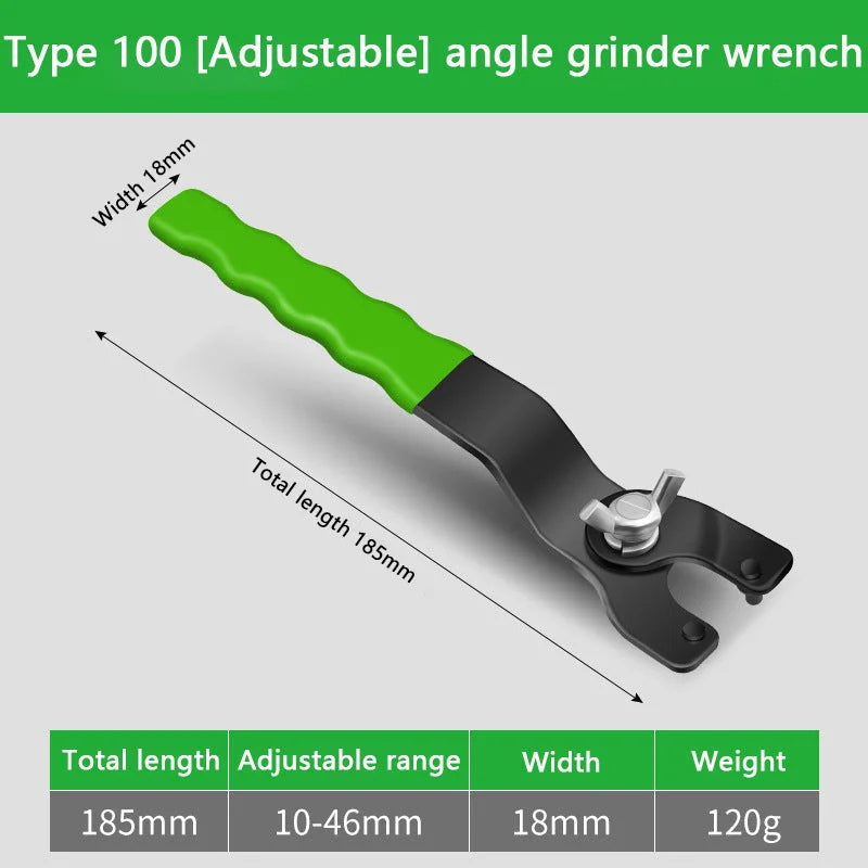 Adjustable Angle Grinder Wrench