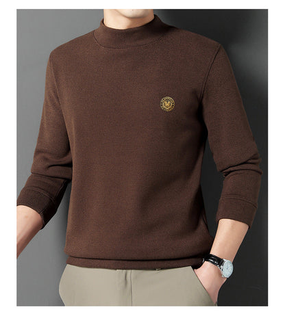 🔥Buy 2 Free shipping🔥Men's Thickened Mock Neck Warm Solid Sweatshirt