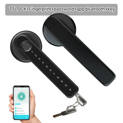 🔥Free Shipping🔥 Fingerprint Smart Door Lock Handle With Bluetooth APP Control